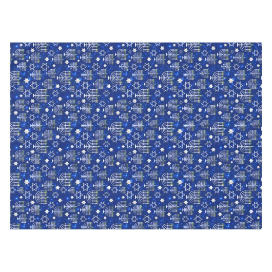 Nappe Menorah bleue (Devant (Horizontal))