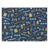 Nappe Menorah Dreidel, Parti Hanoukka personnalisé (Devant (Horizontal))