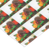 Nappe MERCI TURKEY GOBBLER tissu de table (Angle)