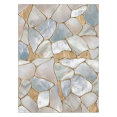 Nappe Mère de perle et de cellules d'or abstrait (Devant)