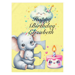 Nappe Mère et bébé Joyeux anniversaire