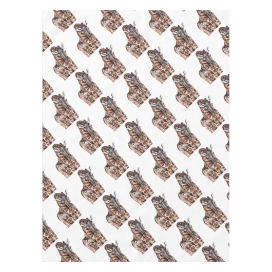 Nappe Mère Giraffe avec Bébé Giraffe (Devant)