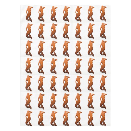 Nappe mermaids brun teint (Devant)
