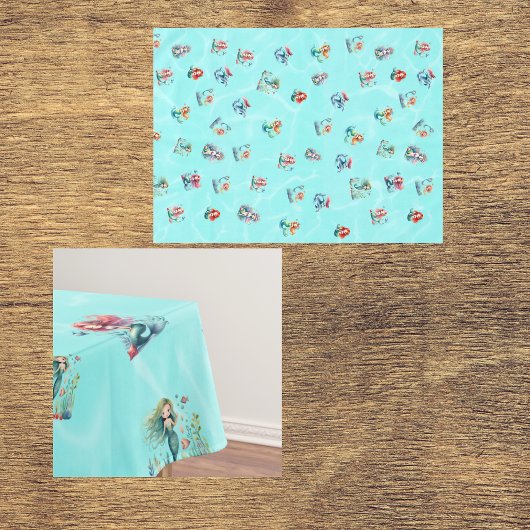 Nappe Mermaids Thème Anniversaire de enfant Party