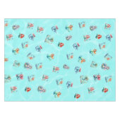 Nappe Mermaids Thème Anniversaire de enfant Party (Devant (Horizontal))