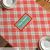 Nappe Merry Christmas Tablecloth Monogram Gift Idea