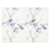 Nappe Mésange élégante sur fond blanc (Devant (Horizontal))