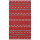 Nappe Mesas Sud-Ouest Rouge & Turquoise Grande (Devant)