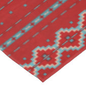 Nappe Mesas Sud-Ouest Rouge & Turquoise Grande (Angle)