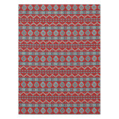 Nappe Mesas Sud-Ouest Turquoise & Rouge Petit (Devant)