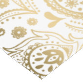 Nappe MetallicOr Blanc Floral Paisley (Angle)