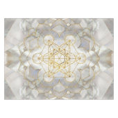 Nappe Métatron's Cube in lotus Sacred Geometry (Devant (Horizontal))