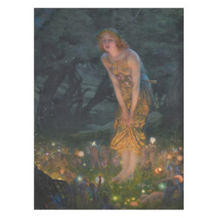 Nappe Mi-été Eve Edward Robert Hughes fées imaginaire