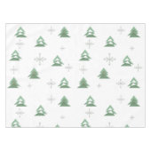 Nappe Mi-siècle Abstraits arbres de Noël hiver (Devant (Horizontal))