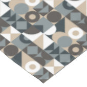 Nappe Mi-siècle moderne Abstrait gris neutre (Angle)