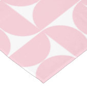Nappe Mi-Siècle Moderne Bébé rose et blanc Motif (Angle)