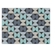 Nappe Mi-siècle moderne bleu vert et gris (Devant (Horizontal))
