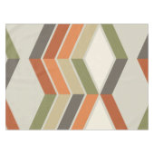 Nappe Mi-Siècle Moderne Diagonal Grandes Vert Orange (Devant (Horizontal))