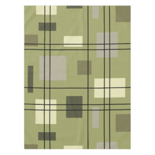 Nappe Mi-siècle moderne géométrique 18
