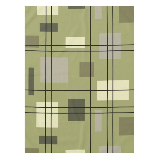 Nappe Mi-siècle moderne géométrique 18 (Devant)