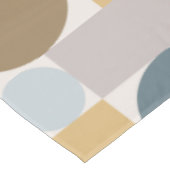 Nappe Mi-siècle moderne Géométrique Or Bleu (Angle)