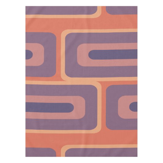 Nappe Mi-Siècle Moderne Long Rectangles colorées 2 (Devant)