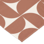 Nappe Mi-siècle Moderne Motif rouille Terracotta (Angle)