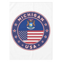 Michigan sticker, phone se marie, bag, clock