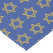 Nappe Mid bleu moderne | Chanoukah | ÉTOILE DE DAVID (Angle)