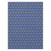 Nappe Mid bleu moderne | Chanoukah | ÉTOILE DE DAVID (Devant)