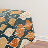 Nappe Mid Century Atomic Drops Ochre Modern Retro (In Situ)