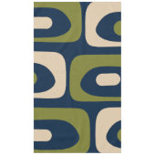 Nappe Mid-century Modern Abstract Piquet Pattern (Devant)