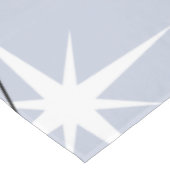 Nappe Mid Century Modern Boomerangs Silver Blue (Angle)