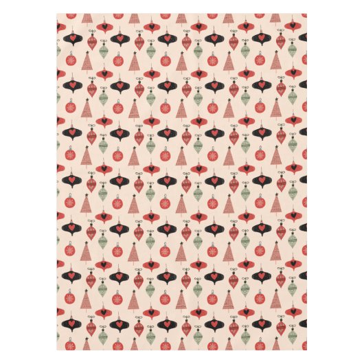 Nappe Mid Century Modern Christmas Pattern  (Devant)