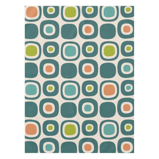 Nappe Mid Century Modern Garden Path Pattern (Devant)