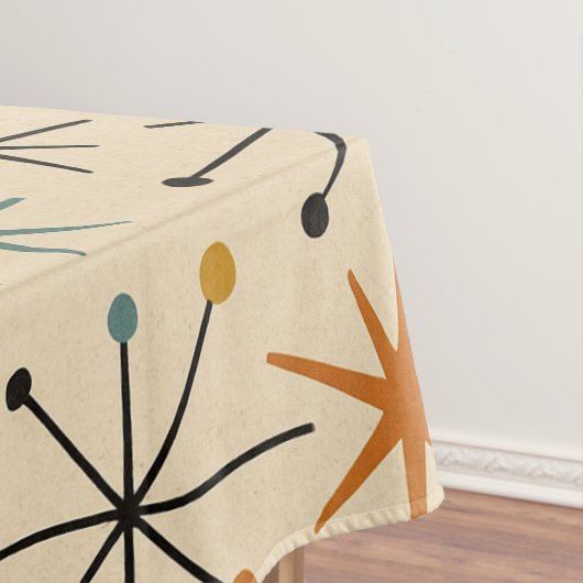 Nappe Mid Century Modern Starburst Pattern (In Situ)