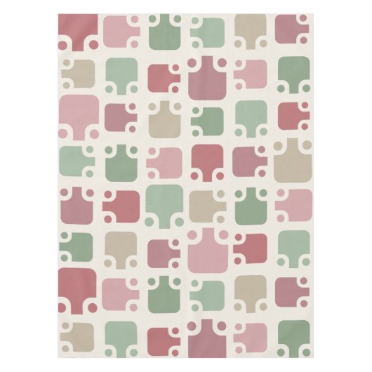 Nappe Mid-Century moderne Noël Motif (Devant)