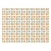 Nappe  Mid-Century Pastel Pink Retro Floral Pattern (Devant (Horizontal))