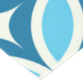 Nappe Mid siècle moderne géométrique Marine bleu (Angle)
