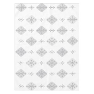 Nappe Midcentury Starburst Diamonds Light Gray
