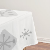 Nappe Midcentury Starburst Diamonds Light Gray (In Situ)