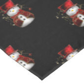 Nappe Mignonne bonhomme de neige de Noël (Angle)