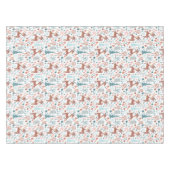 Nappe Mignonne cerf en Forêt Whimsical Noël Motif (Devant (Horizontal))