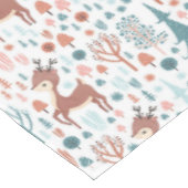 Nappe Mignonne cerf en Forêt Whimsical Noël Motif (Angle)