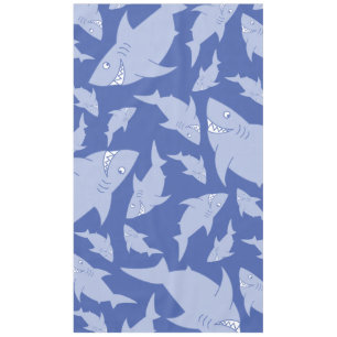 Nappe mignonne d'anniversaire de requin de bébé