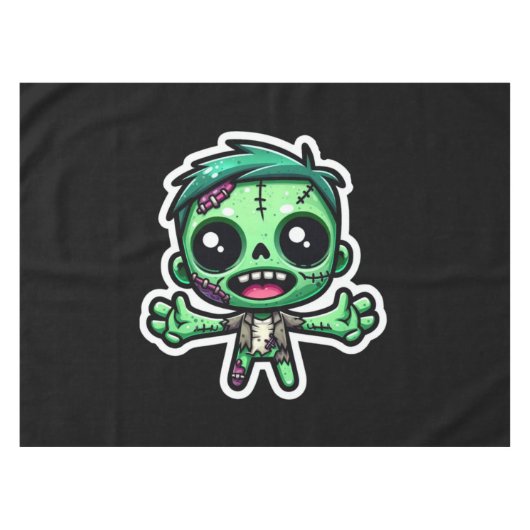 Nappe Mignonne, drôle de zombie (Devant (Horizontal))