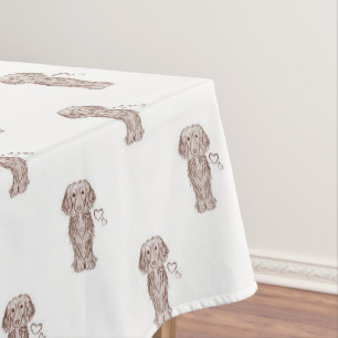Nappe Mignonne long Haired Dachshund Chien de saucisse