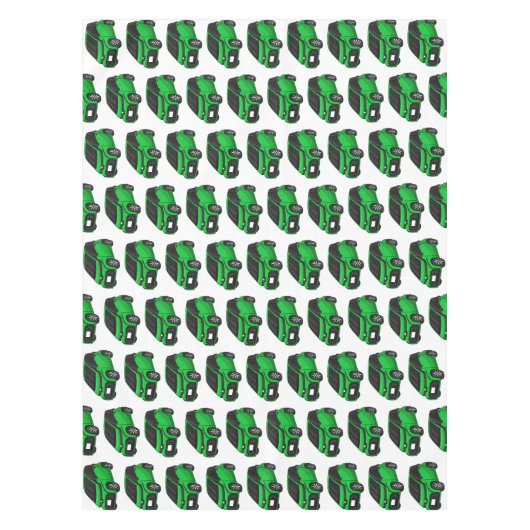 Nappe Mignonne micro-voiture verte (Devant)