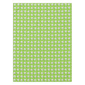 Nappe Mignons Crâne vert et os Motif d'Halloween (Devant)