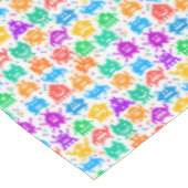 Nappe Mignons monstres pixellisés colorés motifs (Angle)